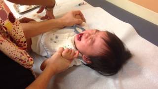 Baby Getting 1 Year Vaccination Shots [upl. by Rozamond]