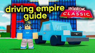 FULL GUIDE TO quotTHE CLASSICquot IN DRIVING EMPIRE Roblox [upl. by Leirraj]