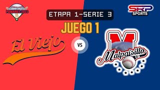 El Viejo vs Malpaisillo  Juego 1 EN VIVO PomaresU23 [upl. by Teillo71]