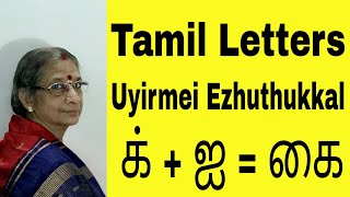 Learn Tamil Lesson 13  உயிர்மெய் எழுத்துக்கள்  Combined Letters [upl. by Karlotte]