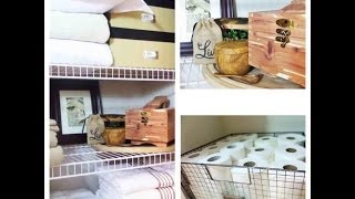 Linen Closet Organization Ideas [upl. by Yanehs506]