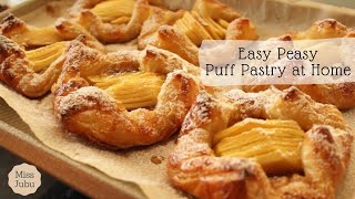 Sweet Treats With Puff Pastry Easy Recipe Popular American Pastry Dessert 쉽고 근사한 페스츄리 아이디어 [upl. by Ellenid]