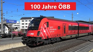 Dornbirn💯100 Jahre ÖBB Railjet Güterzug Desiro ML RH4748 VMOBIL [upl. by Armyn251]