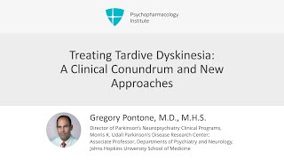 Tardive Dyskinesia A Clinical Conundrum and New Approaches [upl. by Aimekahs]