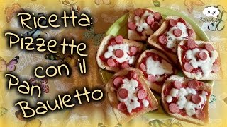 In Cucina con Puccina ricetta Pizzette con il Pan Bauletto finger food  Micaon Life [upl. by Aihgn]