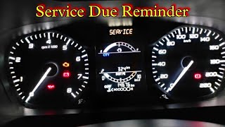 Service Due Indicator in TaTa Car  How to reset service reminder in all Tata Cars [upl. by Haines]