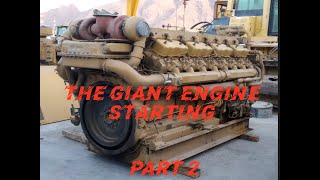 Big engine starting cat d399 [upl. by Fleurette]