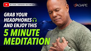 Grab your headphones and enjoy this 5 minute meditation 🙏🏾 [upl. by Janie]