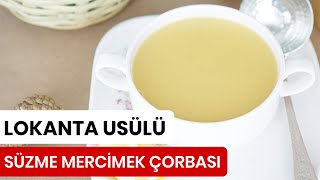 Mercimek Çorbası Nasıl Yapılır Lokanta Usulü  Binefis [upl. by Annaigroeg]