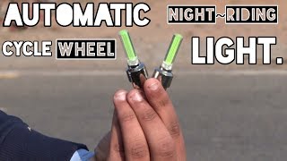 Automatic NightRiding Cycle Wheel Light [upl. by Ayardna730]