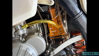 Lectron Billetron 38 Install on the 2019 KTM 300 XC [upl. by Nigen189]