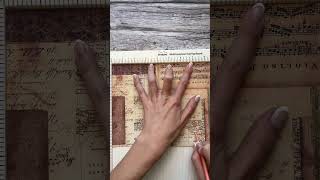 One page mini book Checkout the full tutorial junkjournaltutorialsandmore [upl. by Iral]