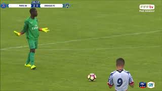 15 Years old Lucien Agoume ADONG midfielder quot Fc Sochaux vs PSG semi final 28052017 [upl. by Edina]