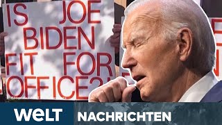 USA Rebellion Beugt sich Joe Biden quotImmer mehr Demokraten kommen aus ihren Löchernquot WELT STREAM [upl. by Assenal860]