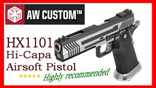 Armorer Works HX1101 airsoft pistol racegun [upl. by Tevlev]