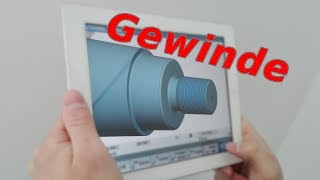 Tutorial CNC Drehen  Programmierung mit Sinumerik  Gewinde herstellen [upl. by Elodie]