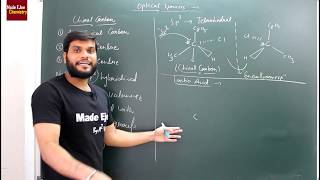 How to find Optical activity Plane of symmetry and Chirality in any compound in hindi Stereoisomer [upl. by Wilfreda]