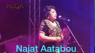 Najat Aatabou Samhi lia lwalida Live Meknes 2018  نجاة اعتابو  سمحي ليا الواليدة [upl. by Nooj]