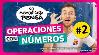 📚 ¡MATEMÁTICA sin MEMORIZAR  Clase 2 Operaciones y Números [upl. by Yelah]