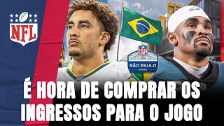 NFL NO BRASIL PREÃ‡OS DEFINIDOS E INGRESSOS COMEÃ‡AM A SER VENDIDOS HOJE VEJA DETALHES [upl. by Narcis]