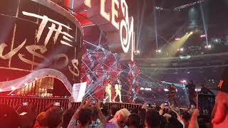 The Usos Entrance Wrestlemania 34 [upl. by Akihsal]