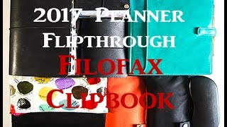 2017 Planner Setup Series  A5 Filofax Clipbook Flipthrough [upl. by Trebbor]