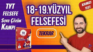 18  19 Yüzyıl Felsefesi Soru Çözümü  Simülasyon Testi  TYT 2024 [upl. by Adnyl]