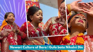 Newari culture of Bara  Gufa  Surya Darshan bara gufu suryaDarshan newariwedding newaCulture [upl. by Grekin]