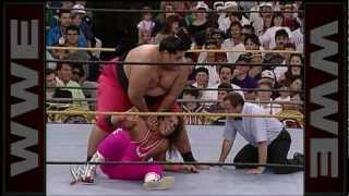 WWE Hall of Fame Yokozuna defeats Bret Hart at [upl. by Buine]