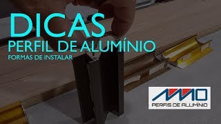 Como fazer Moveis Planejados  Dicas Perfil de Aluminio MMO [upl. by Barton]