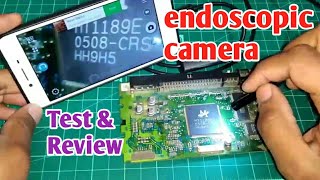 Endoscopic camera for electronic components inspection snake camera review [upl. by Bellda]