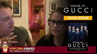 HOUSE OF GUCCI Official Trailer 2 The Popcorn Junkies Reaction [upl. by Oleic325]