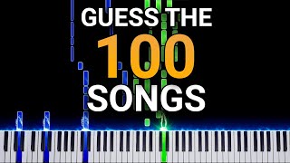 Guess 100 Songs on Piano 100K Subscriber Special Games Movies Classical and more [upl. by Erma]