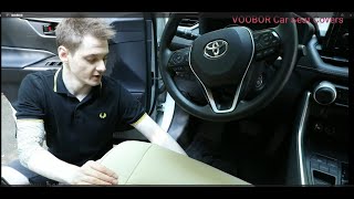 Toyota rav4 seat cover installation video [upl. by Erdna]