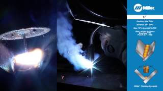 Welding Certification Position 1F Flat Fillet Weld [upl. by Regazzi]