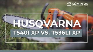 Sägenvergleich  Husqvarna AkkuSäge T540i XP  VIEL BESSER ALS DAS VORGÄNGERMODELL [upl. by Kwabena]