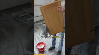 DIY Cabinet Painting Tutorial 💖 A Pro Finish without a Sprayer painter tutorial contractor diy [upl. by Cosetta]