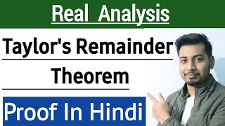 Remainder of Taylors Theorem  Taylors Theorem  Bsc maths  CP Maths World [upl. by Cecilius]