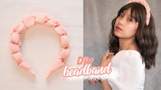 DIY  New Knotted HEADBAND  Easy Tutorial  Hair Accessories [upl. by Hait318]