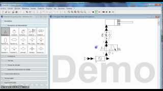 04Control de velocidad de avance y retroceso de cilindro de simple efectoflv [upl. by Ahsuas]