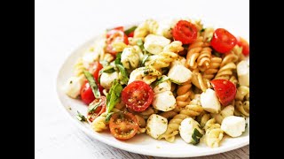 Caprese Pasta Salad Recipe  Pip and Ebby [upl. by Divadnoj]