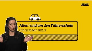 Führerschein mit 17  Das müsst ihr wissen  ADAC [upl. by Annil]