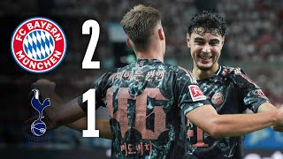 Thrilling battle in Seoul  FC Bayern vsTottenham Hotspur 21  Highlights 🇰🇷 [upl. by Milo]