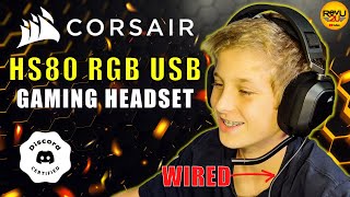 Corsair HS80 RGB USB Review  The Best Value Gaming Headset [upl. by Dorthy229]