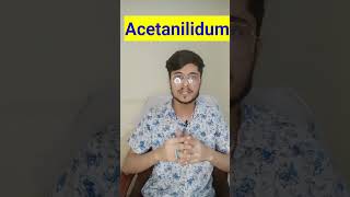 Acetanilidum Homeopathic Medicine homeopathy homeopathyworks shorts [upl. by Magda332]