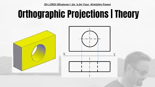 Theory of orthographic Projections  orthographic projection in engineering drawing [upl. by Stelu]