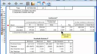 Linear Regression  SPSS part 3 [upl. by Nyllij]