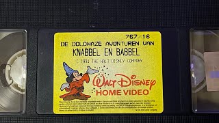 Ending to De Doldwaze Avonturen Van Knabbel en Babbel Dutch VHS 1991 [upl. by Htezil]