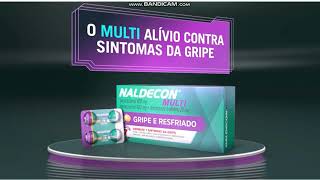 Chegou Naldecon Multi O multi alívio contra sintomas da gripe [upl. by Jehiah]