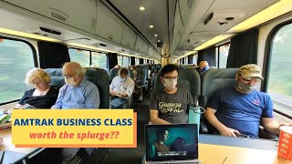 Amtrak Business Class Review — Is It Worth Upgrading [upl. by Cedric]